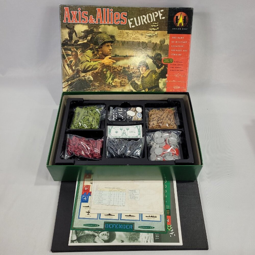Axis & Allies Europe Board Game Strategy Boardgame by Avalon Hill